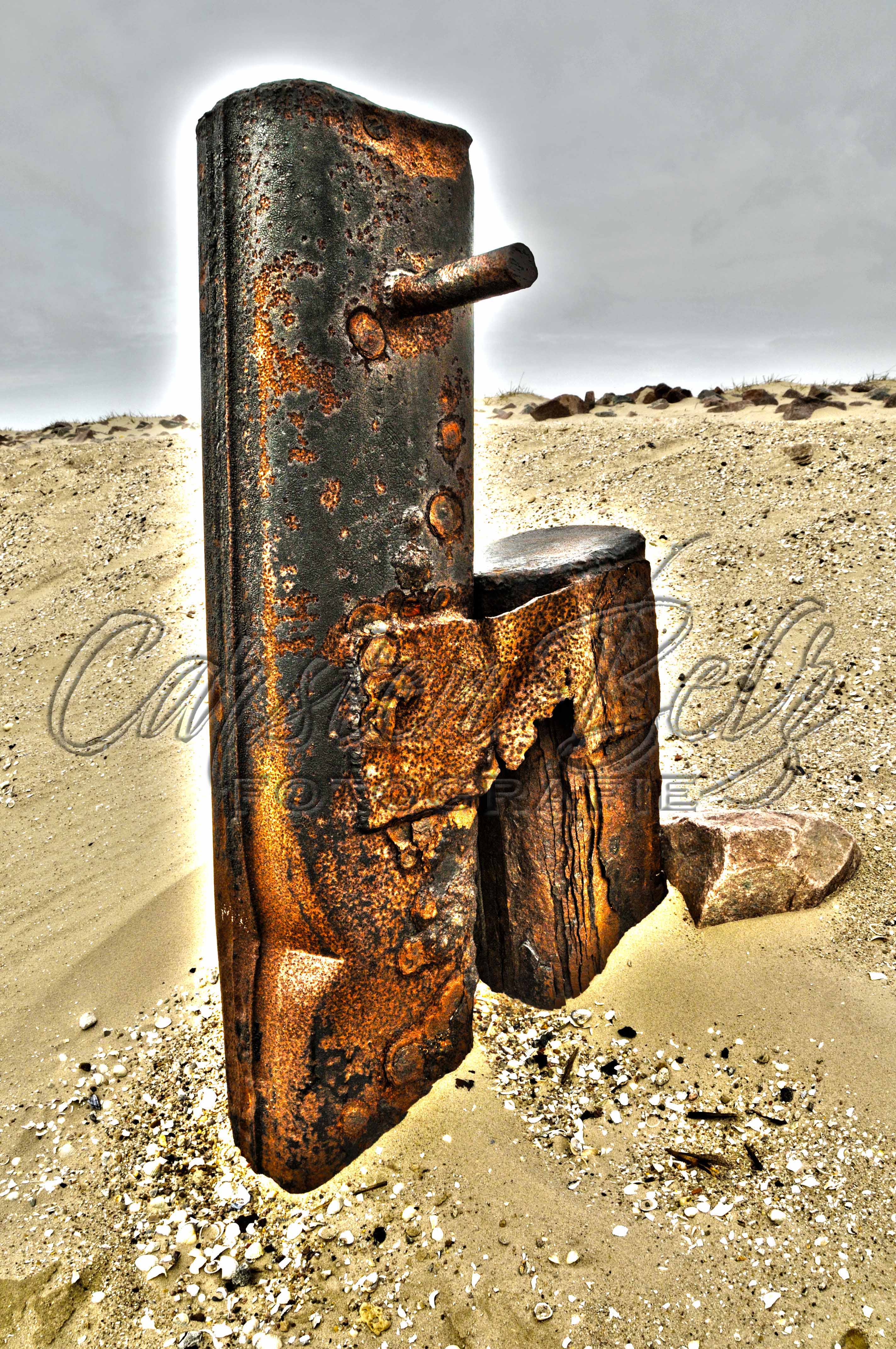Eisen am Strand
