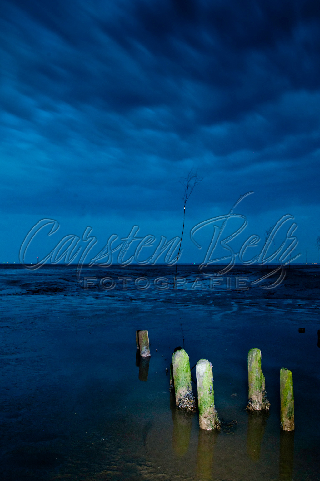 Nachtaufnahme Nordsee